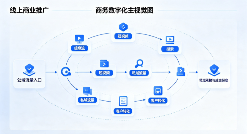 镶黄旗线上商业推广怎么做？全域流量闭环搭建与低成本转化实战指南